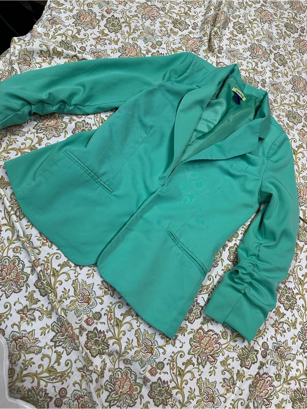 Teal Women's Tailored Blazer Jacket